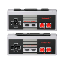 Kit de 2 Controles Inal&aacute;mbricos Nintendo Entertainment System para Nintendo Switch Online, Dise&ntilde;o Cl&aacute;sico NES, Recargables, Gris &ndash; NES Controllers