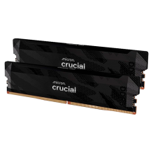 Memoria RAM Crucial Pro 32GB (2&times;16GB), DDR5, 6400 MHz, CL32, UDIMM, Negro &ndash; CP2K16G64C32U5B