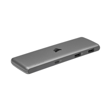 Hub Corsair USB-C de 7 Puertos, Expansión de Conectividad, Versión NA – CU-9000003-NA
