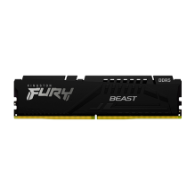 Memoria RAM Kingston FURY Beast 32GB DDR5, 6000 MT/s, CL36, AMD EXPO, Intel XMP 3.0, Negro, Sin Empaque &ndash; KF560C36BBE-32