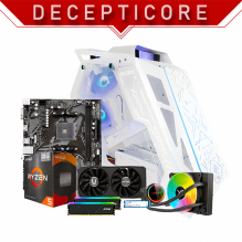 PC Gamer Decepticore White | AMD Ryzen 7 5700G | Nvidia RTX 4060 8GB | RAM 16GB DDR4 3200Mhz | 1TB M.2 | 4 Ventiladores RGB
