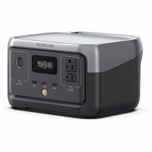 Estación de Energía Portátil EcoFlow RIVER 2 240, 240 Wh, Salida 300 W (Surge 600 W), Recarga 0-100 % en 60 min, Batería LiFePO4 de Larga Vida - RIVER2-240