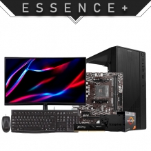 PC Essence + | AMD Ryzen 3 3200G | 8GB 3200Mhz | SSD 480GB | Monitor | Teclado y Mouse