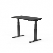 Escritorio Eléctrico Munfrost MoonStone | Base Negra Advanced | 75x150cm | Altura Ajustable | Color Expresso | MFMESC2B + MFC7152E - Exclusivo para venta en linea