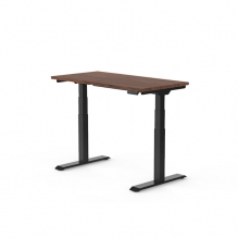 Escritorio Eléctrico Munfrost MoonStone | Base Negra Advanced | 75x120cm | Altura Ajustable | Color Cocoa | MFMESC2B + MFC7122C- Exclusivo para venta en linea