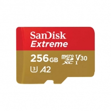 Memoria Micro SDXC SanDisk Extreme 256GB, Clase 10, 190/130 MB/s - SDSQXAV-256G-GN6MA