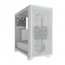 Gabinete Corsair 3000D Airflow | Blanco | Cristal Templado | 2 Ventiladores SP120 ELITE | ATX - CC-9011252-WW