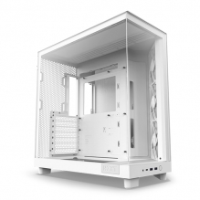 Gabinete NZXT H6 Flow Blanco, ATX, Cristal Templado, 3 Ventiladores sin RGB - CC-H61FW-01