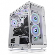 Gabinete Thermaltake Core P6 TG Snow, ATX, Cristal Templado, Sin Ventiladores - CA-1V2-00M6WN-00 