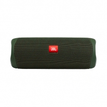 Bocina Bluetooth JBL Flip 5 Verde | Resistencia al agua IPX7 | Compatible con PartyBoost - JBLFLIP5GRENAM 