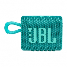 Bocina Bluetooth JBL Go 3 Verde Azulado | Resistente al polvo y agua IP67 | Bluetooth 5.1 - JBLGO3TEALAM 