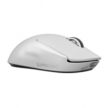 Mouse Logitech G PRO X Superlight 2 Blanco, Lightspeed, Lightforce, Ultra Ligero, Inalámbrico, Sensor Hero 35K - 910-006637