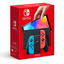 Consola Nintendo Switch OLED 64GB Standard Edition | Color Azul Neon y Rojo Neon - HEGSKABAA