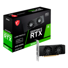 Tarjeta de video MSI NVIDIA GeForce RTX 3050 LP, 6GB GDDR6, PCIe 4.0