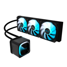Enfriamiento L&iacute;quido Gigabyte Eagle 360, AIO 360 mm, ARGB, compatible Intel y AMD, negro &ndash; GP-GIGABYTE EAGLE 360