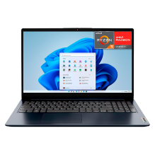 Laptop Lenovo IdeaPad 1 15AMN7, 15.6", Full HD, Ryzen 5 7520U, 16GB RAM, 256GB SSD, Windows 11 &ndash; 82VG
