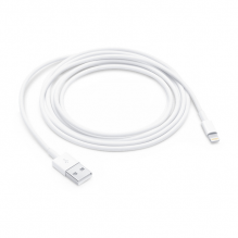 Cable Lightning a USB 1 Metro, Compatible iPhone/iPad, Color Blanco – MUQW3AM/A