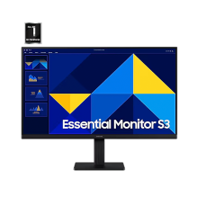 Monitor Samsung Essential S3 S30GD, 22", FHD 1920&times;1080, IPS, 100 Hz, HDMI, D-Sub, negro &ndash; LS22D300GALXZX