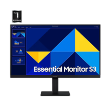 Monitor Samsung Essential S3 S30GD, 24", FHD 1920×1080, IPS, 100 Hz, HDMI, D-Sub, negro – LS24D300GALXZX