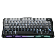 Teclado Mec&aacute;nico Gamer GravaStar Mercury K1, 75%, inal&aacute;mbrico, Gradient Black &ndash; GS K1_GBLK