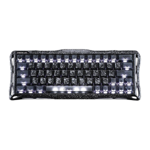 Teclado Mecanico GravaStar Mercury V60 Pro Cyber Frost Black, 60%, Switches Magnéticos Hall Effect, 8000 Hz, Rapid Trigger, RGB – GS V60 PRO_CF_BLK