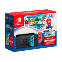 Consola Nintendo Switch + Super Mario Bros. Wonder + 3 Meses Nintendo Switch Online