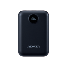 Power Bank ADATA C100, 10,000 mAh, Carga Simultánea para 2 Dispositivos, Indicador LED, Negro – PC10022-12BK