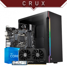PC Gamer Crux | Intel Core i5 11400 | 16GB 3200Mhz | RTX 4060 | 500GB SSD NVMe M.2