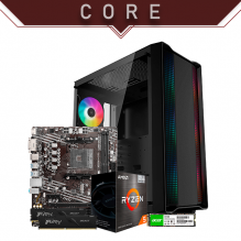 PC Gamer Core | AMD Ryzen 5 5600GT | 16GB 3200Mhz | 500GB M.2 | 4 Ventiladores