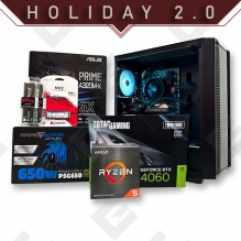 PC Gamer Holiday 2.0 | AMD Ryzen 5 5500 | Zotac Nvidia RTX 4060 8GB | 16GB DDR4 | 500 SSD M.2 