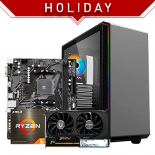 PC Gamer Holiday | Ryzen 5 5500 | 16 GB 3200 MHz | SSD M.2 1 TB | RTX 4060 8 GB