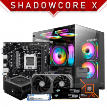 PC Gamer ShadowCore X | AMD Ryzen 5 7600 | Nvidia RTX 5050 8GB | RAM 16GB DDR5 | 1TB M.2 | 3 Ventiladores RGB
