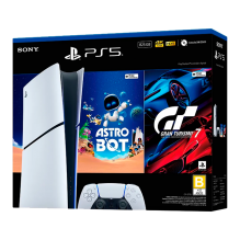 Consola PlayStation 5 Edición Digital, 825 GB SSD, Incluye ASTRO BOT y Gran Turismo 7, Control DualSense Inalámbrico, Resolución 4K HDR, Modelo PS5DIG-ASTRO