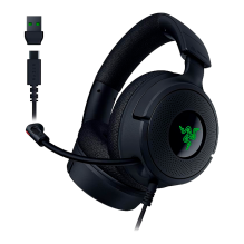 Diadema Gamer Razer Kraken X V4, alámbricos, 7.1 virtual, micrófono, ligeros – RZ04-05180100-R3U1