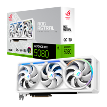 Tarjeta de Video ASUS ROG Astral GeForce RTX 5080 White OC Edition, 16GB GDDR7, PCIe 5.0, 2&times; HDMI, 3&times; DisplayPort, ARGB &ndash; ROG-ASTRAL-RTX5080-O16G-WHITE
