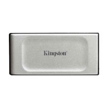SSD Externo Kingston XS2000 2 TB, USB-C 3.2 Gen 2&times;2, Hasta 2000 MB/s, Plata &ndash; SXS2000/2000G