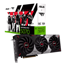 Tarjeta de Video ASUS T1 GeForce RTX 5070 OC Edition, 12GB GDDR7, PCIe 5.0, 3&times; DisplayPort, HDMI, ARGB &ndash; T1-RTX5070-O12G-GAMING