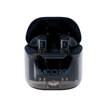 Audífonos Inalámbricos Backdrop TWS-4, Transparentes, Bluetooth, Táctiles, Color Negro - TWS-4