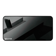Mouse Pad Gamer XYZ PulsePad XXL, 1200 &times; 600 &times; 4 mm, Superficie de Nanofibra, Base de Caucho Antideslizante, Resistente al Agua, Negro &ndash; X-MP-PULSEPAD-BLACK-XXL