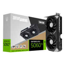 Tarjeta de Video ZOTAC Gaming GeForce RTX 5060 Ti Twin Edge, 16 GB GDDR7, PCIe 5.0 – ZT-B50620E-10M